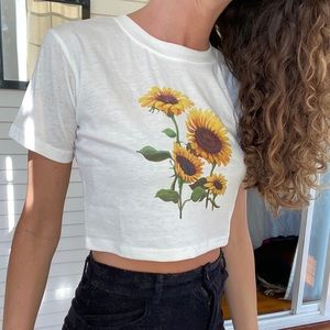 Sunflower Crop Top